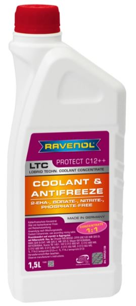 RAVENOL LTC C12++（クーラント）1.5Lボトル 10本セット