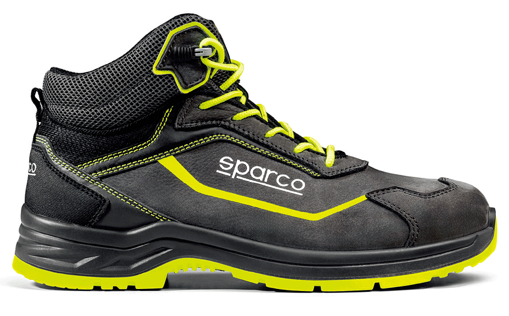 SPARCO TEAMWORK セイフティシューズ：INDY NUBUCK　インディ ヌバック ハイカット　GSGF